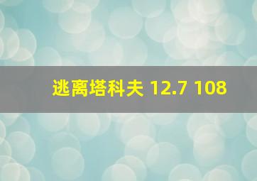 逃离塔科夫 12.7 108